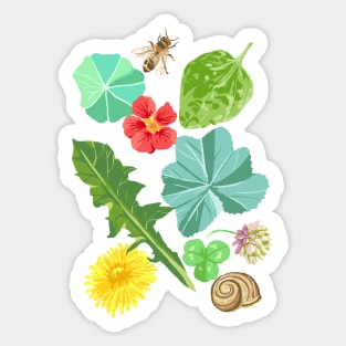 Summer Meadow Pattern Sticker